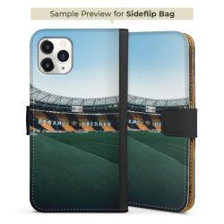 Sideflip mit langer Lasche schwarz