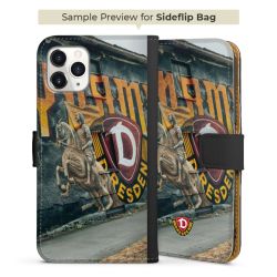 Sideflip mit langer Lasche schwarz