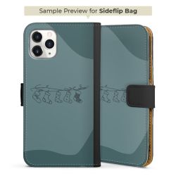 Sideflip Fodral med flap svart