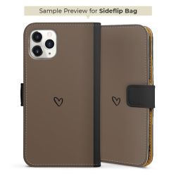 Sideflip Fodral med flap svart