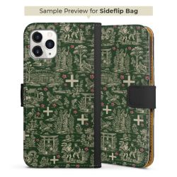 Sideflip mit langer Lasche schwarz