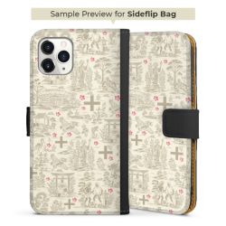 Sideflip mit langer Lasche schwarz