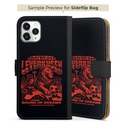 Sideflip mit langer Lasche schwarz