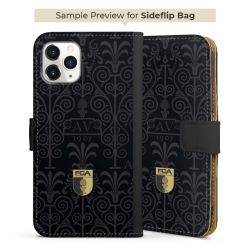 Sideflip mit langer Lasche schwarz