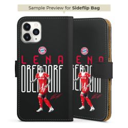 Sideflip mit langer Lasche schwarz