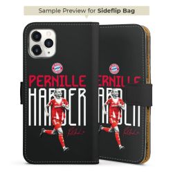 Sideflip mit langer Lasche schwarz