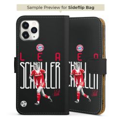 Sideflip mit langer Lasche schwarz