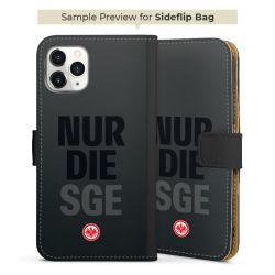 Sideflip mit langer Lasche schwarz