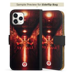 Sideflip mit langer Lasche schwarz