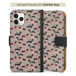 Sideflip Fodral med flap svart