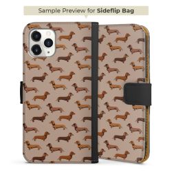 Sideflip Fodral med flap svart