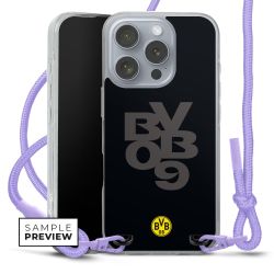 New Carry Case Transparent Stoff flieder