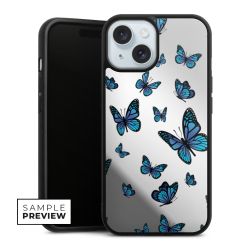 Motif papillon transparent