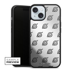 Konoha Pattern Noir sur Fond Transparent
