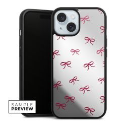 Schleifen Muster Rot