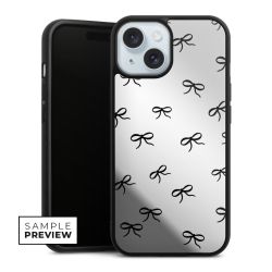 Bows Black Pattern Transparent