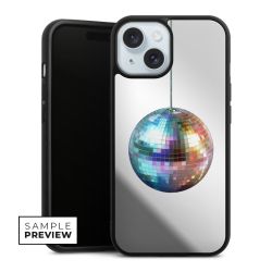 Disco Balls Party Blue Gold Transparent with AI
