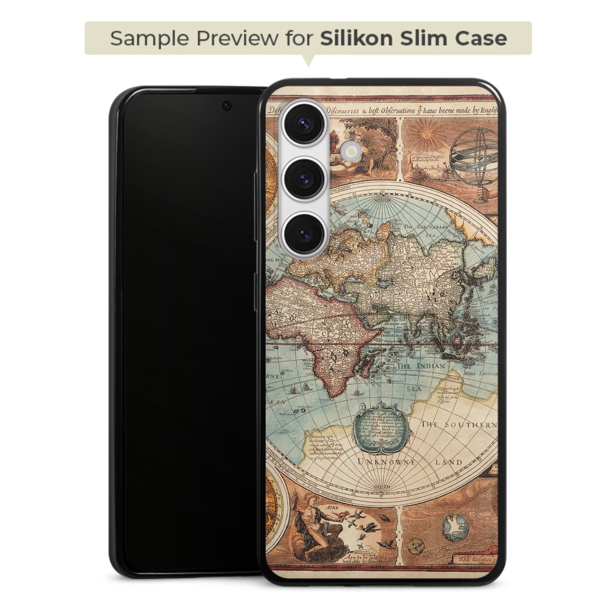 Mappa del mondo vintage