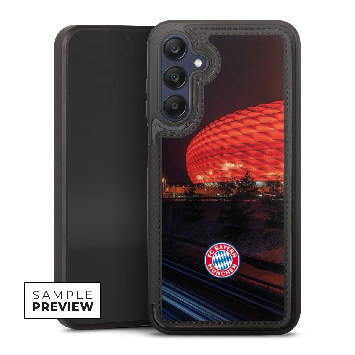 Allianz Arena bei Nacht FCB
