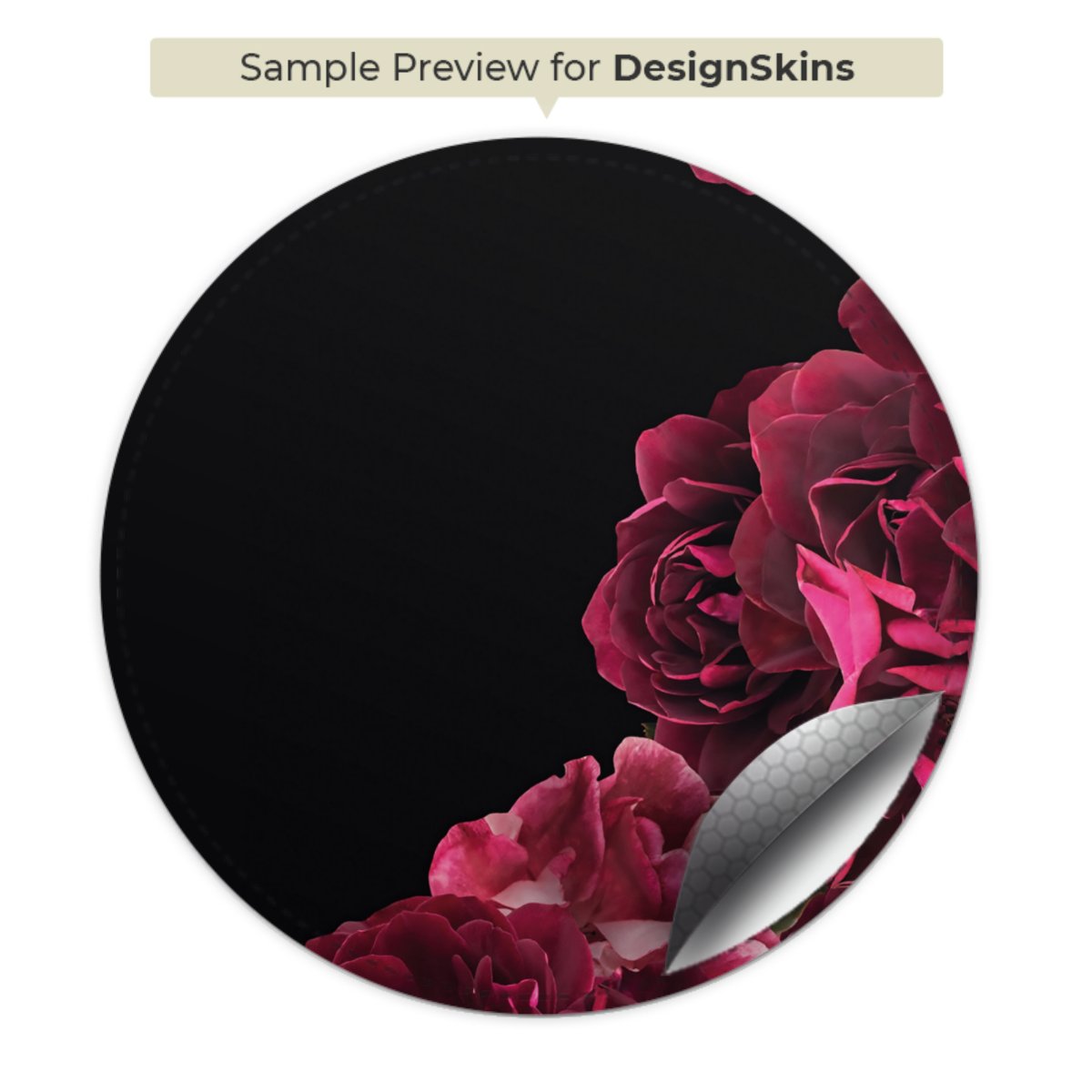Rose vintage su nero