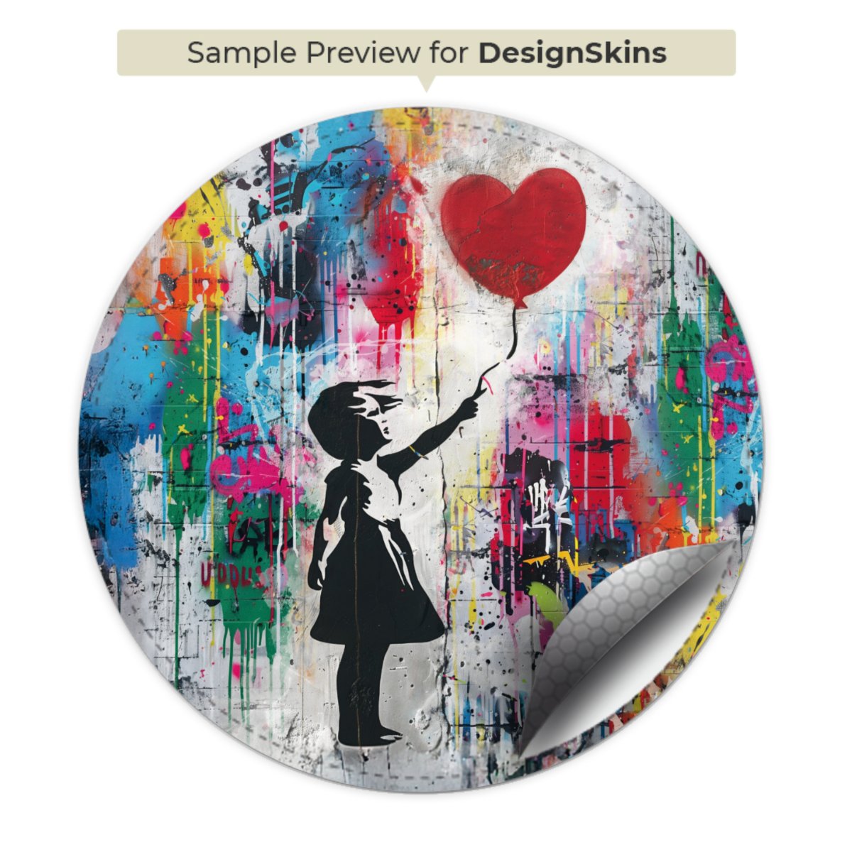 Balloon Girl Colorful