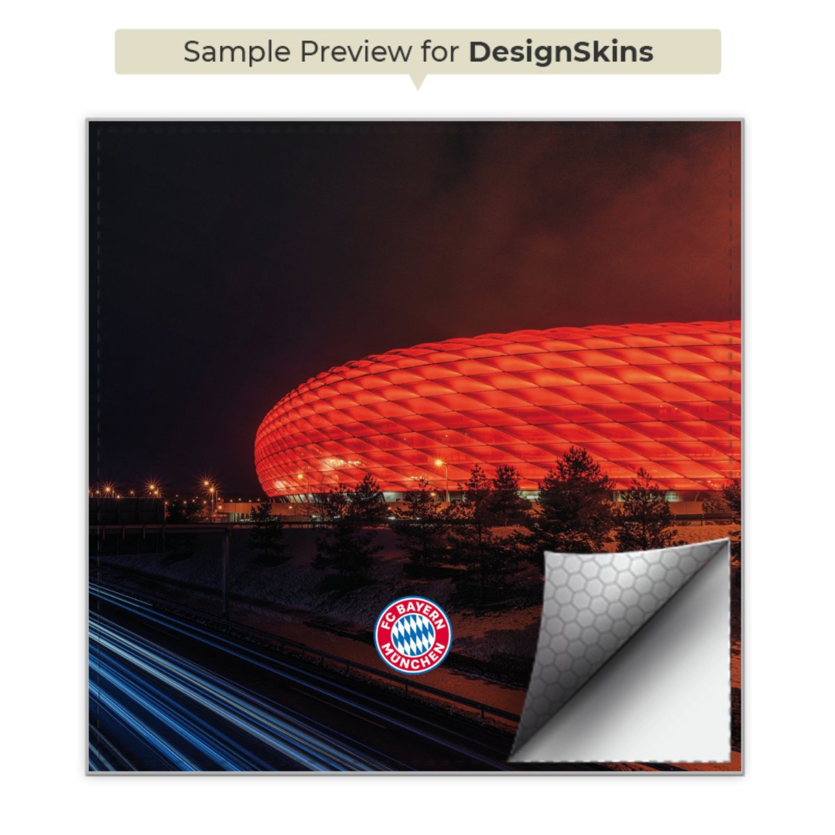 Allianz Arena bei Nacht FCB