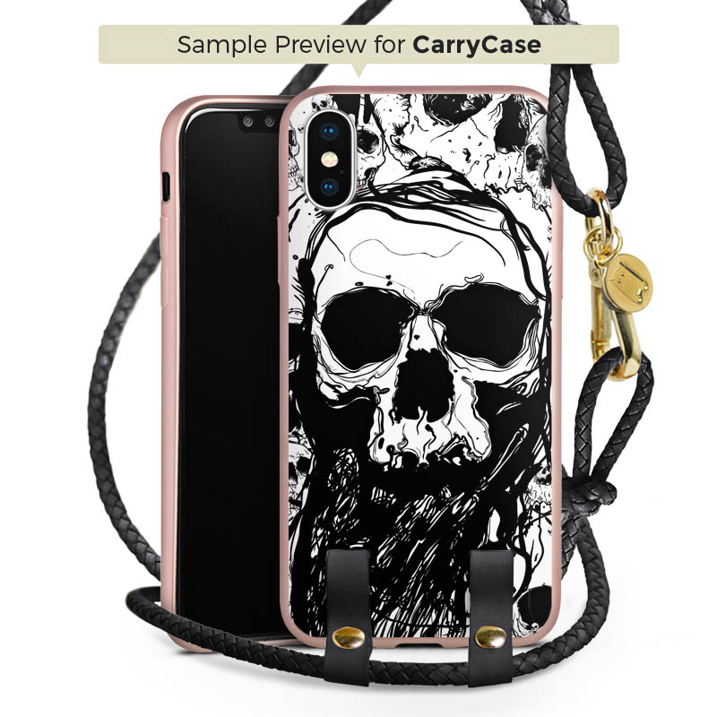 Carry Case Rosé Gold schwarz/gold