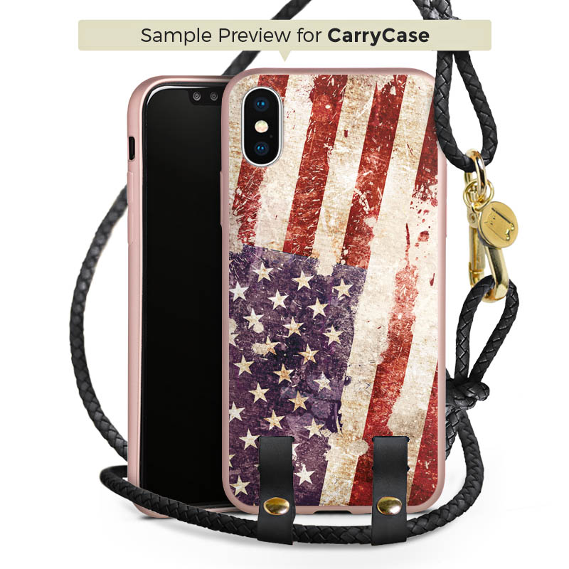 Carry Case Rosé Gold schwarz/gold