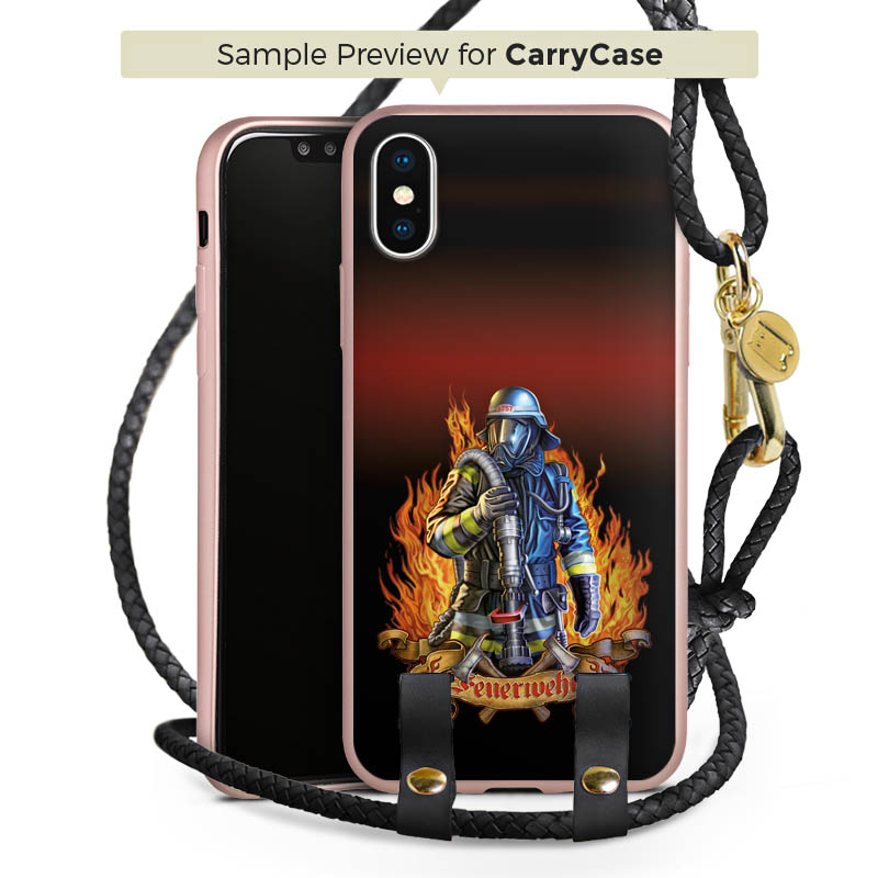 Carry Case Rosé Gold schwarz/gold