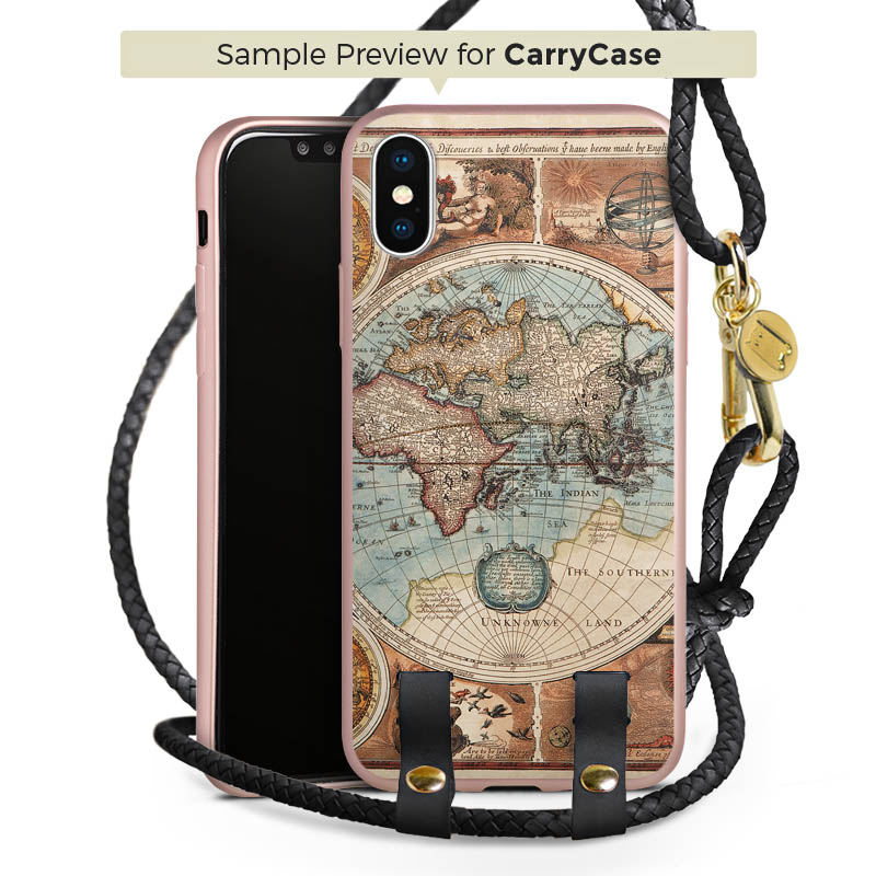 Carry Case Rosé Gold schwarz/gold