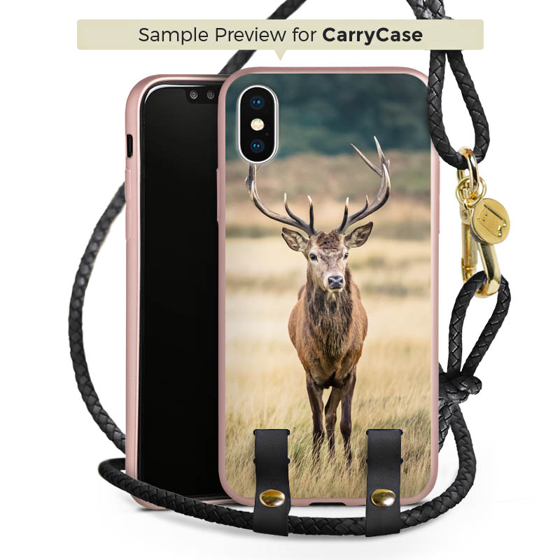 Carry Case Rosé Gold schwarz/gold