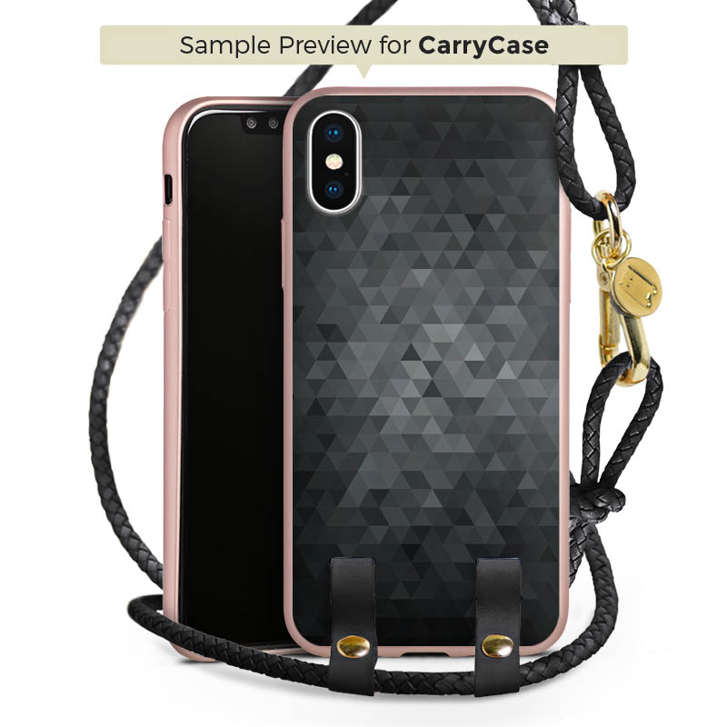 Carry Case Rosé Gold schwarz/gold