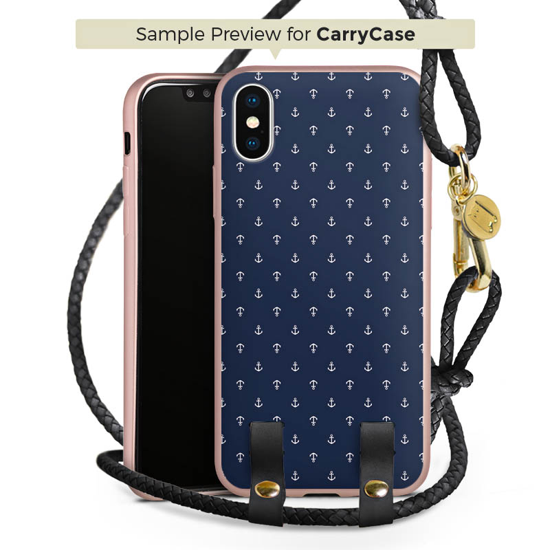 Carry Case Rosé Gold schwarz/gold