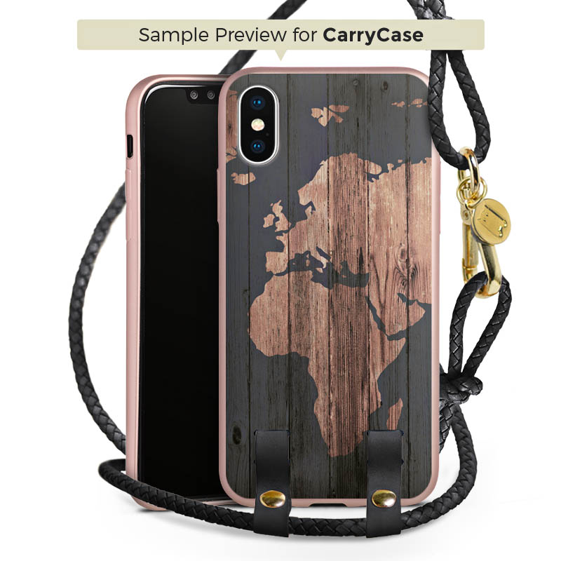 Carry Case Rosé Gold schwarz/gold