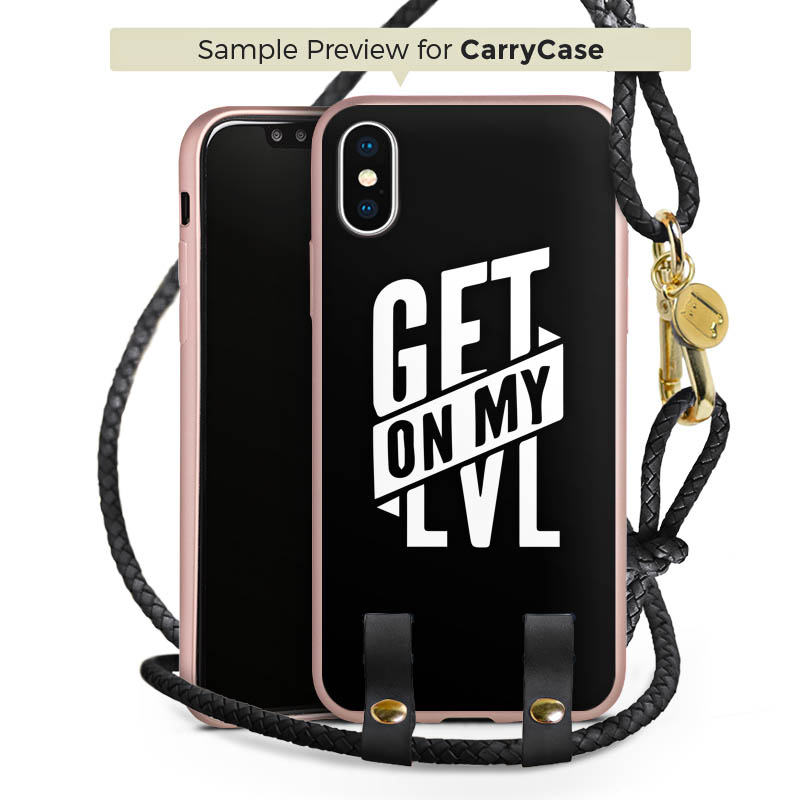 Carry Case Rosé Gold schwarz/gold