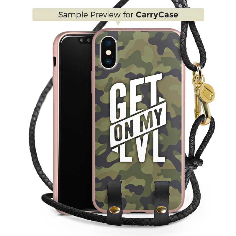 Carry Case Rosé Gold schwarz/gold