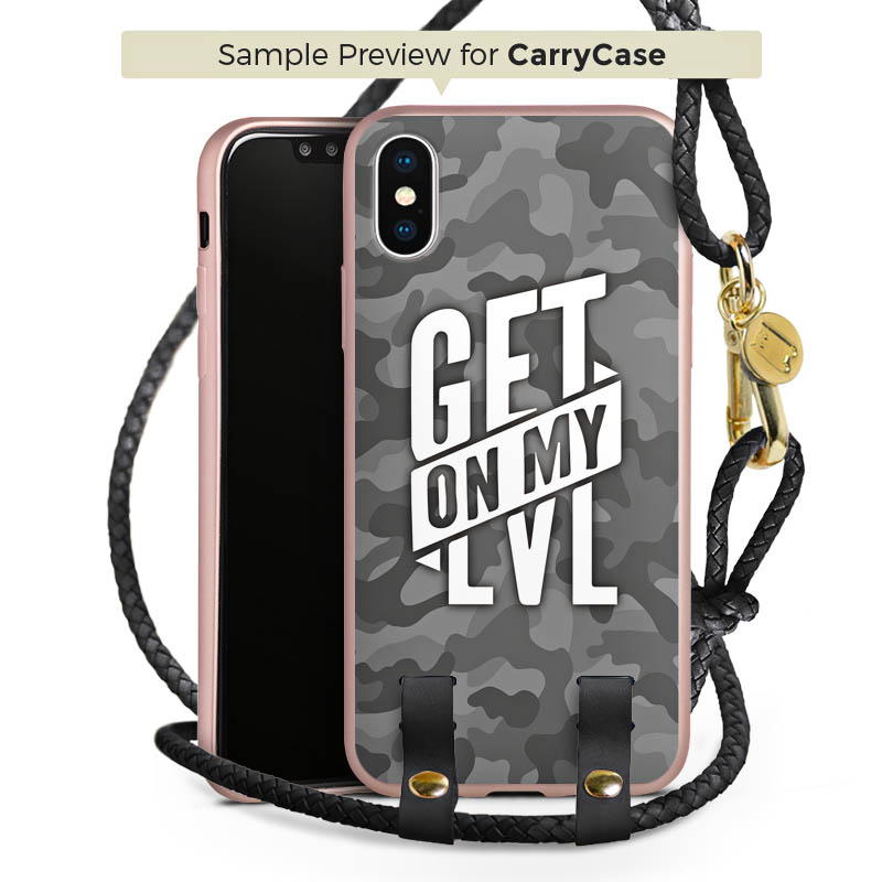 Carry Case Rosé Gold schwarz/gold