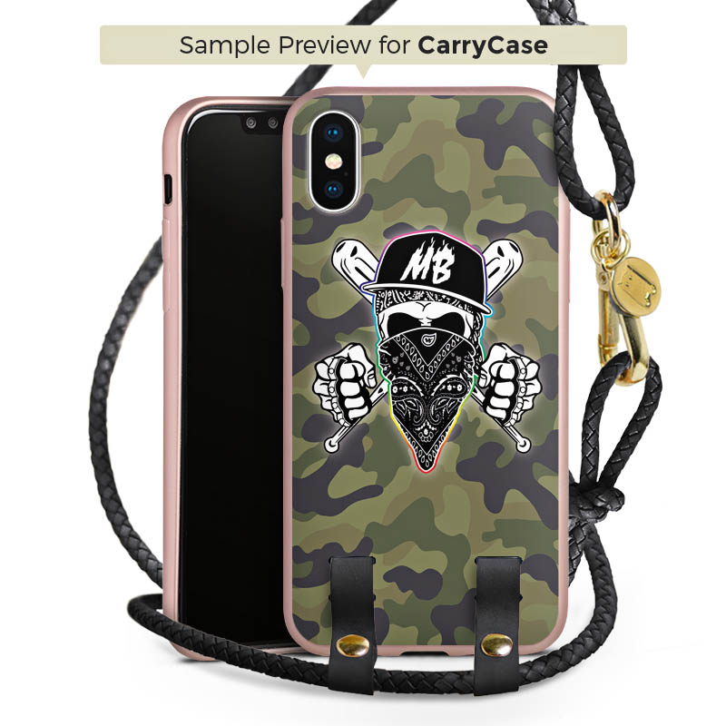 Carry Case Rosé Gold schwarz/gold