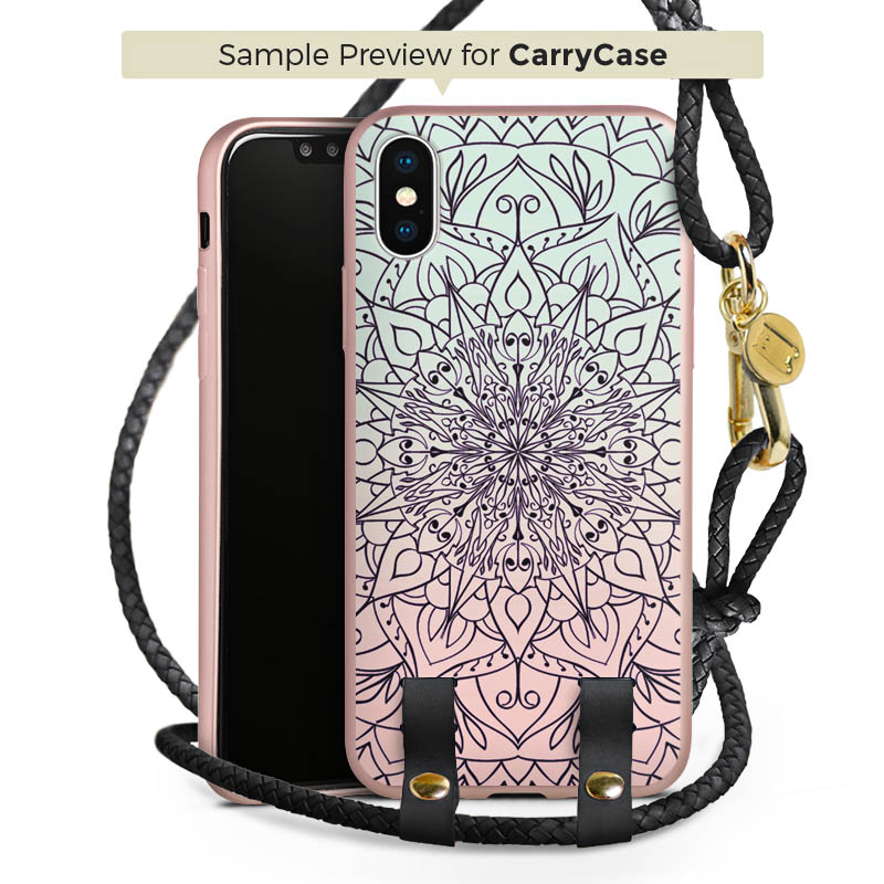 Carry Case Rosé Gold schwarz/gold