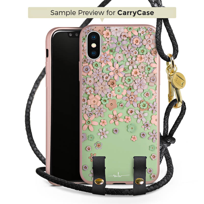 Carry Case Rosé Gold schwarz/gold