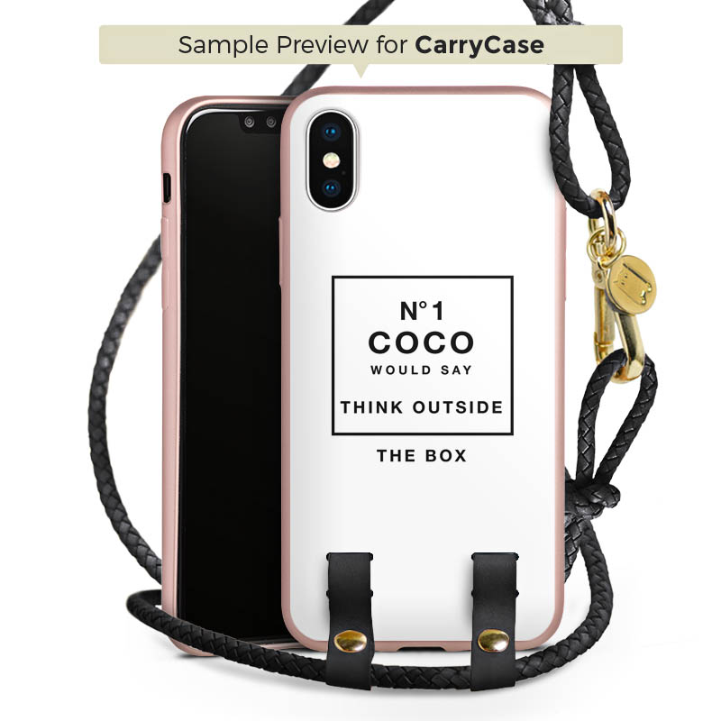 Carry Case Rosé Gold schwarz/gold