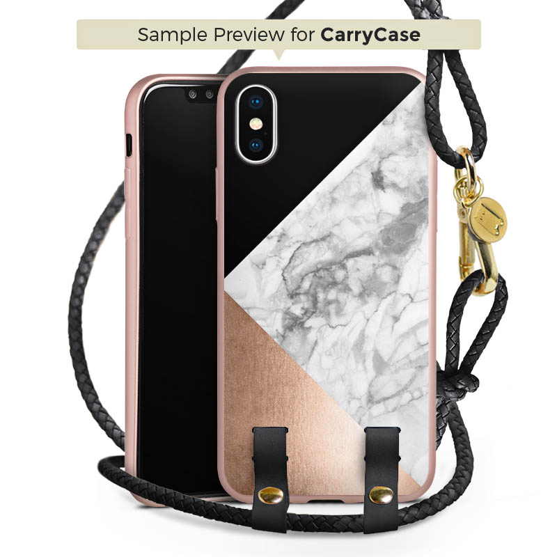 Carry Case Rosé Gold schwarz/gold