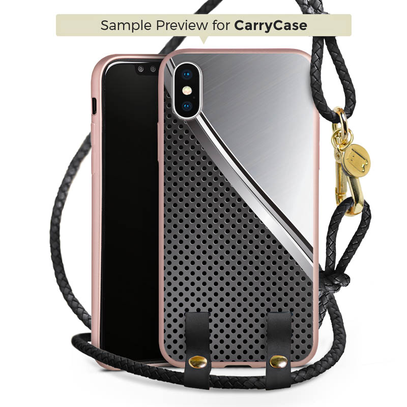 Carry Case Rosé Gold schwarz/gold