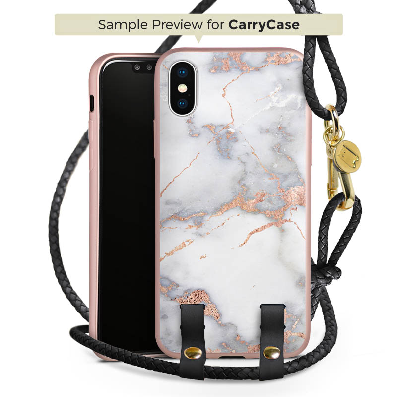 Carry Case Rosé Gold schwarz/gold