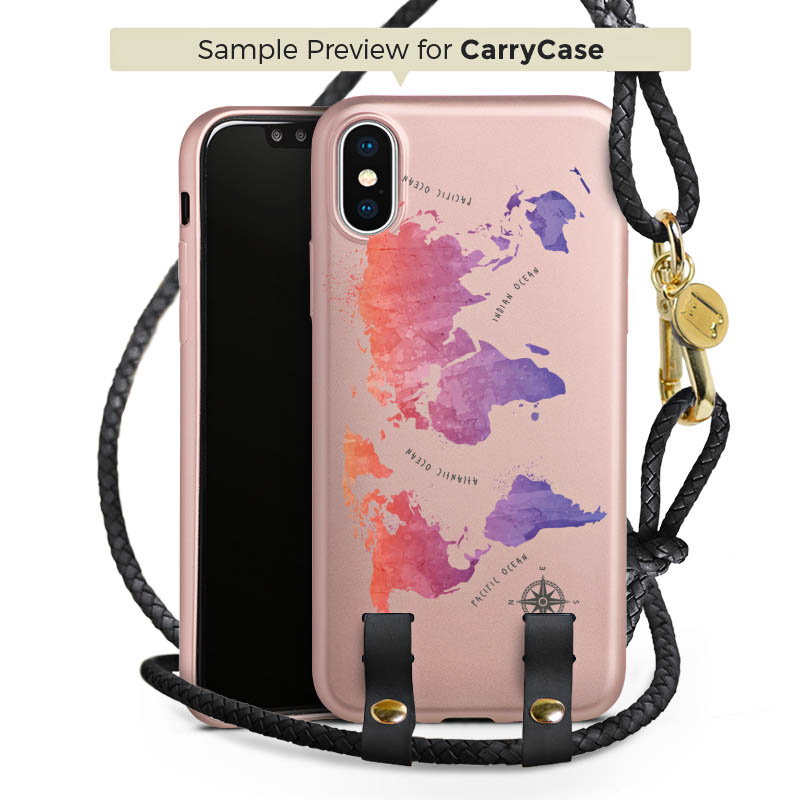 Carry Case Rosé Gold schwarz/gold