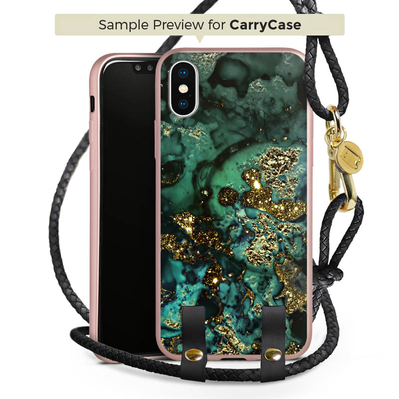 Carry Case Rosé Gold schwarz/gold