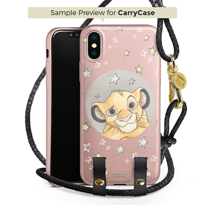 Carry Case Rosé Gold schwarz/gold