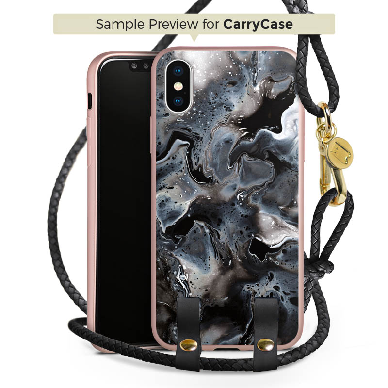 Carry Case Rosé Gold schwarz/gold