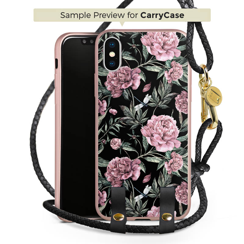 Carry Case Rosé Gold schwarz/gold