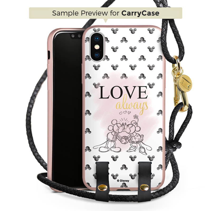 Carry Case Rosé Gold schwarz/gold